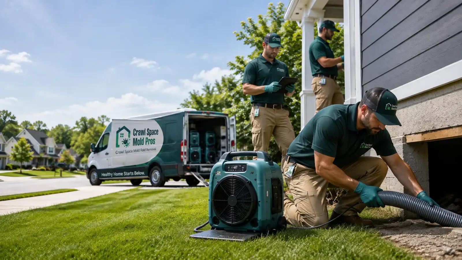 Crawl Space Mold Removal in Annapolis, IL